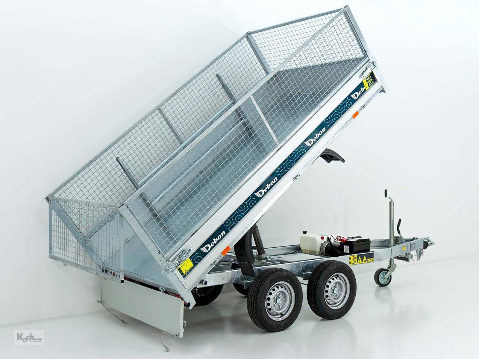 Anhänger του τύπου Sonstige Heckkipper 155x305cm 2,0t|E-Pumpe|Gitter 60cm|AKTION (Ki12311667So), Neumaschine σε Winsen (Luhe) (Φωτογραφία 1)